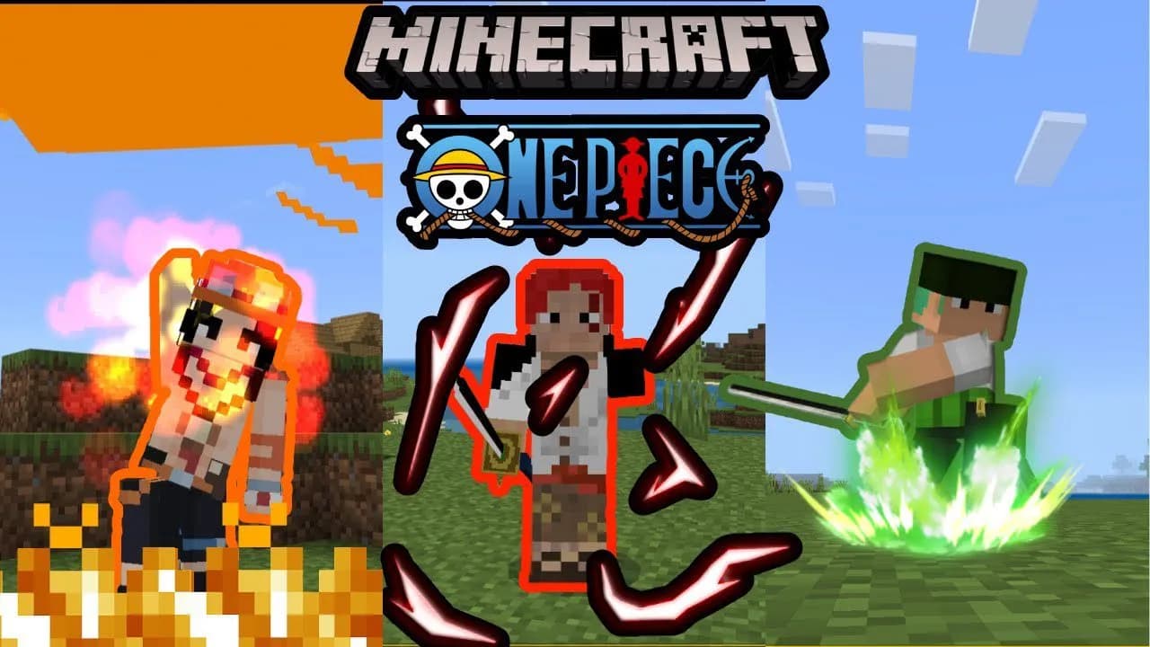 Addon One Piece – MCPE_Crafting and Building.mcaddon