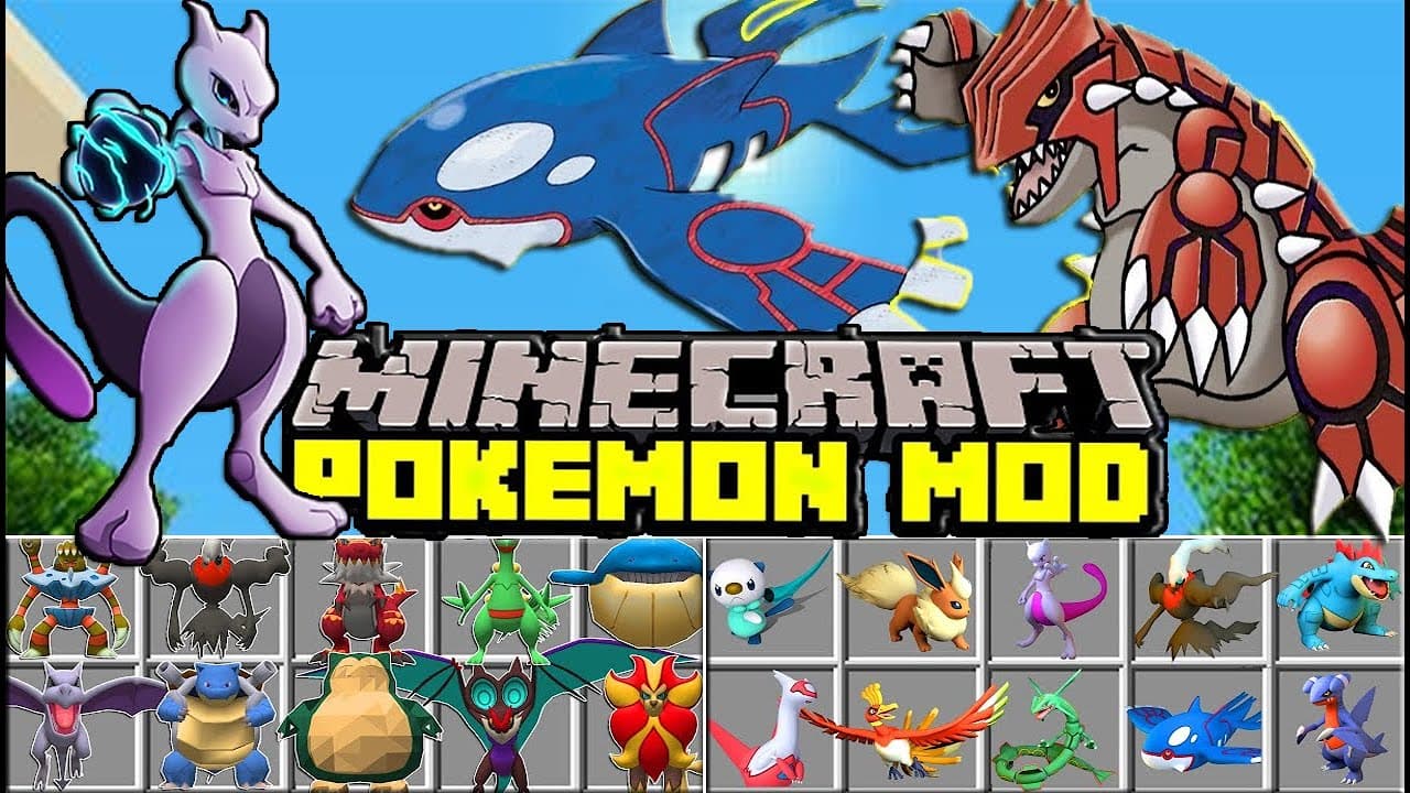 Addon Pokémon Có Giao Diện Chiến Đấu Giống PC Dành Cho Minecraft PE.mcaddon