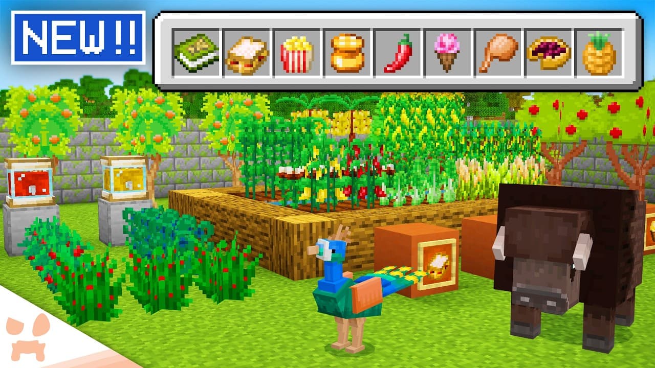 Addon Farming Kitchenware MCPE-1.21.mcaddon
