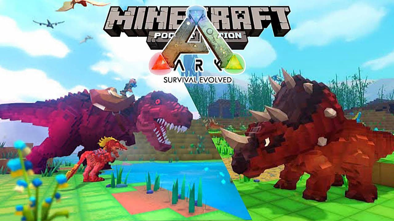 Addon Khủng Long ARK Craft Dành Cho MCPE.mcaddon
