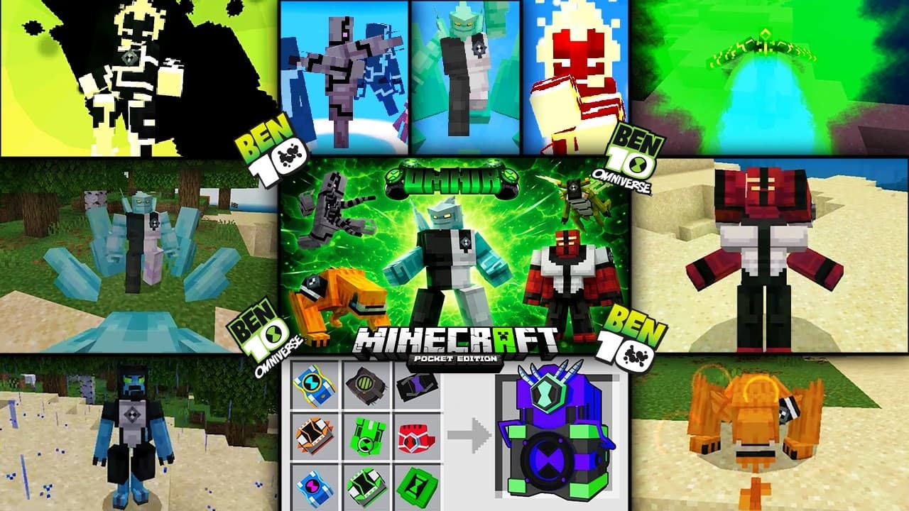 Ben 10 Addon Very Exciting for MCPE 1.26+.mcaddon