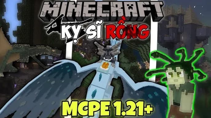 Addon Kỵ Sĩ Rồng Giống PC Cho MCPE.mcaddon
