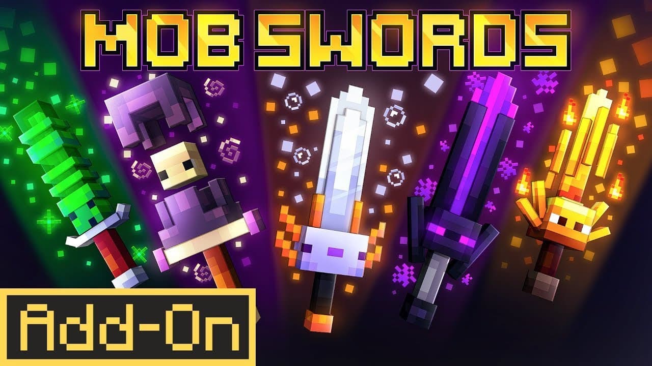 Addon Mob Swords Dành Cho MCPE.mcaddon