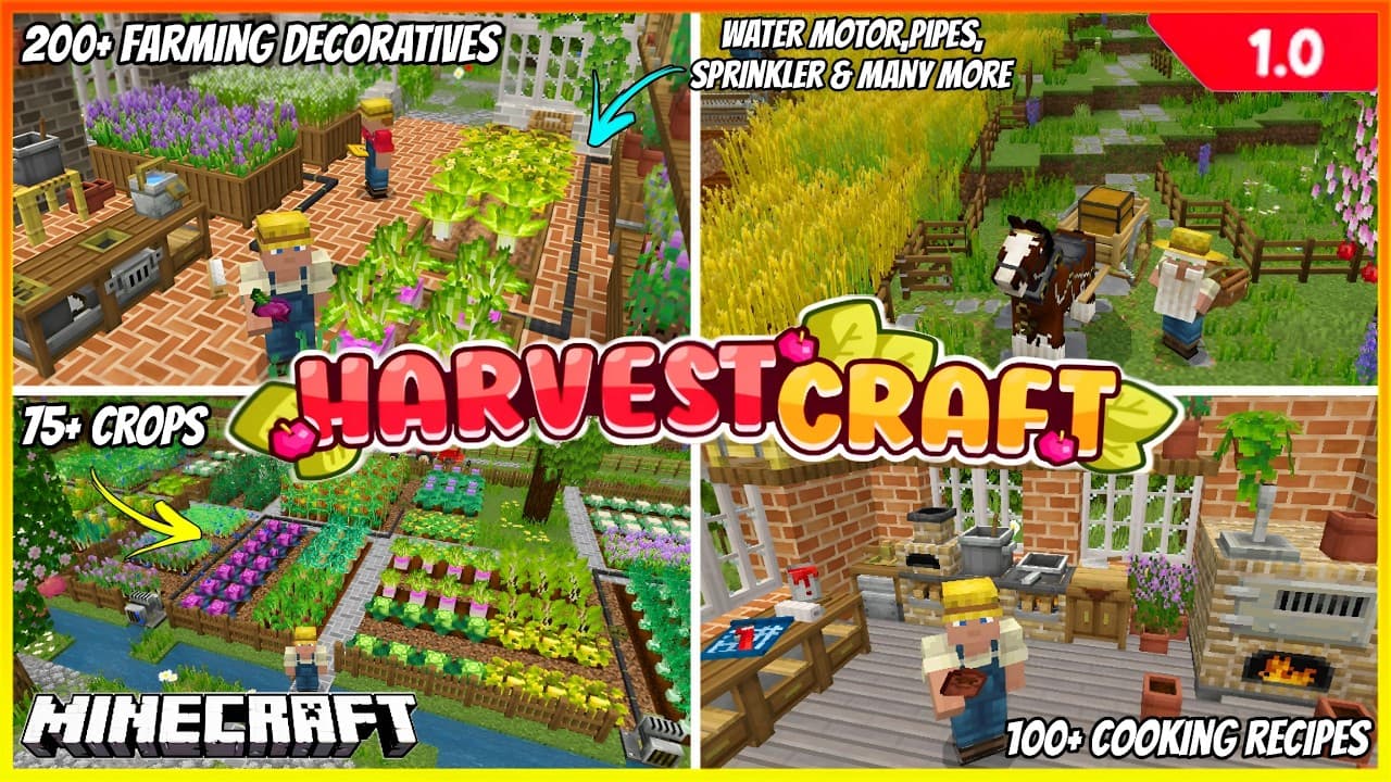 Addon HarvestCraft Dành Cho MCPE.mcaddon