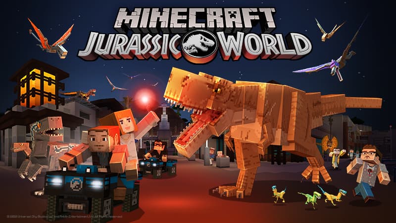 Addon Jurassic cho MCPE bản 1.20+.mcaddon