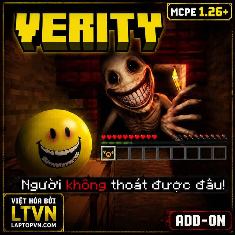 Addon Verity Việt Hóa Siêu Hay cho MCPE 1.26.30+.mcaddon