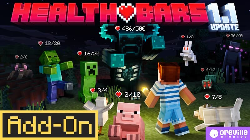 Addon Thanh Máu Health Bars.mcaddon