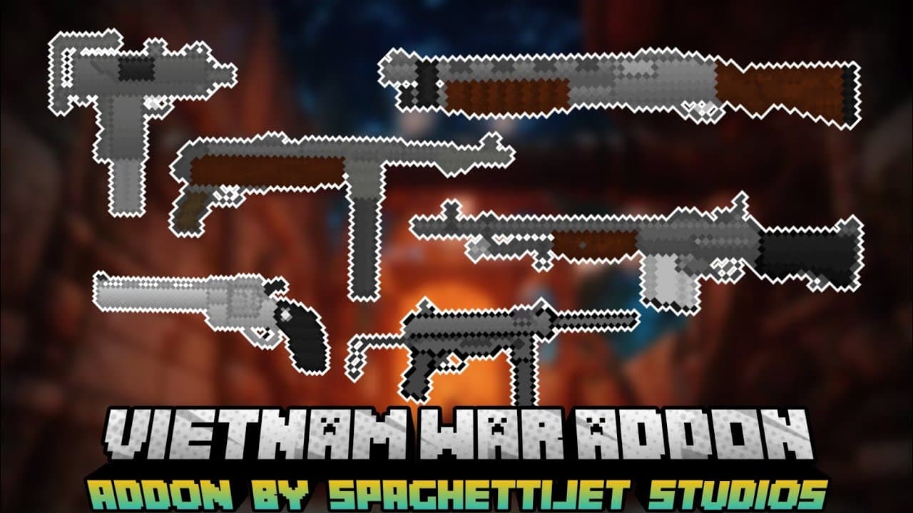 Addon Kháng Chiến Chống Mỹ VietNam War Dành Cho MCPE.mcaddon