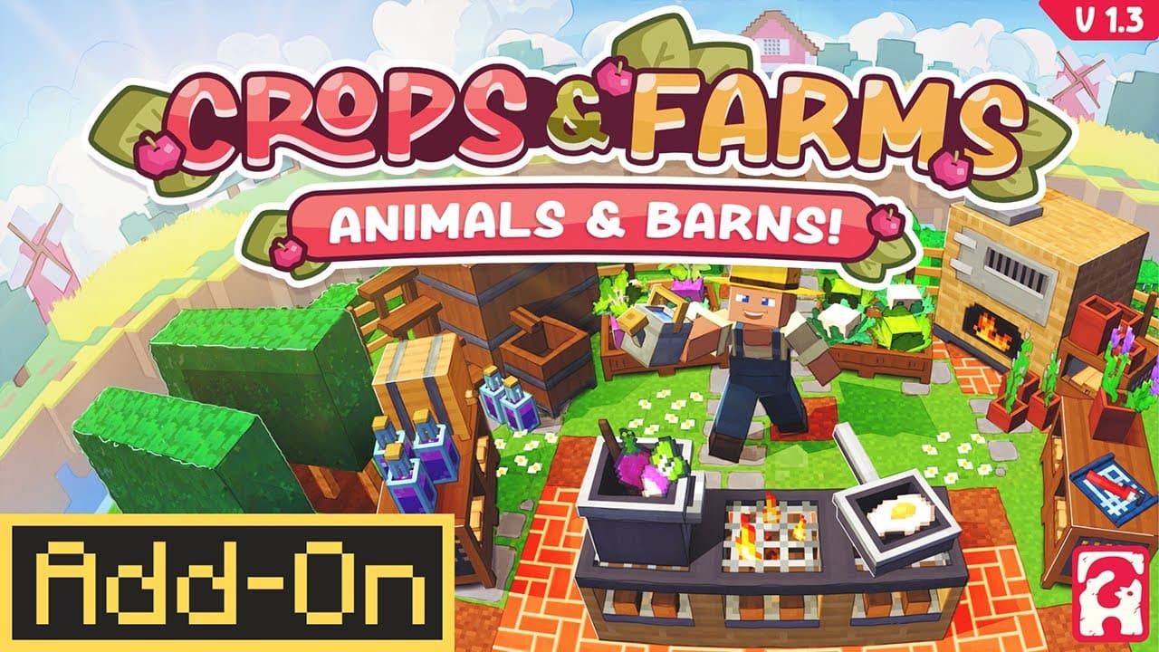Addon Cây Trồng và Nông Trại Crops & Farms MCPE 1.21.mcaddon