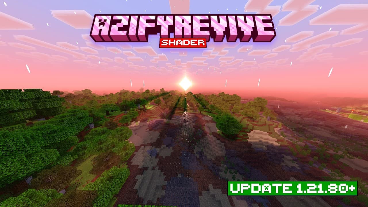 Shader AziFy Reimagined Đẹp Nhẹ Cho MCPE.mcpack