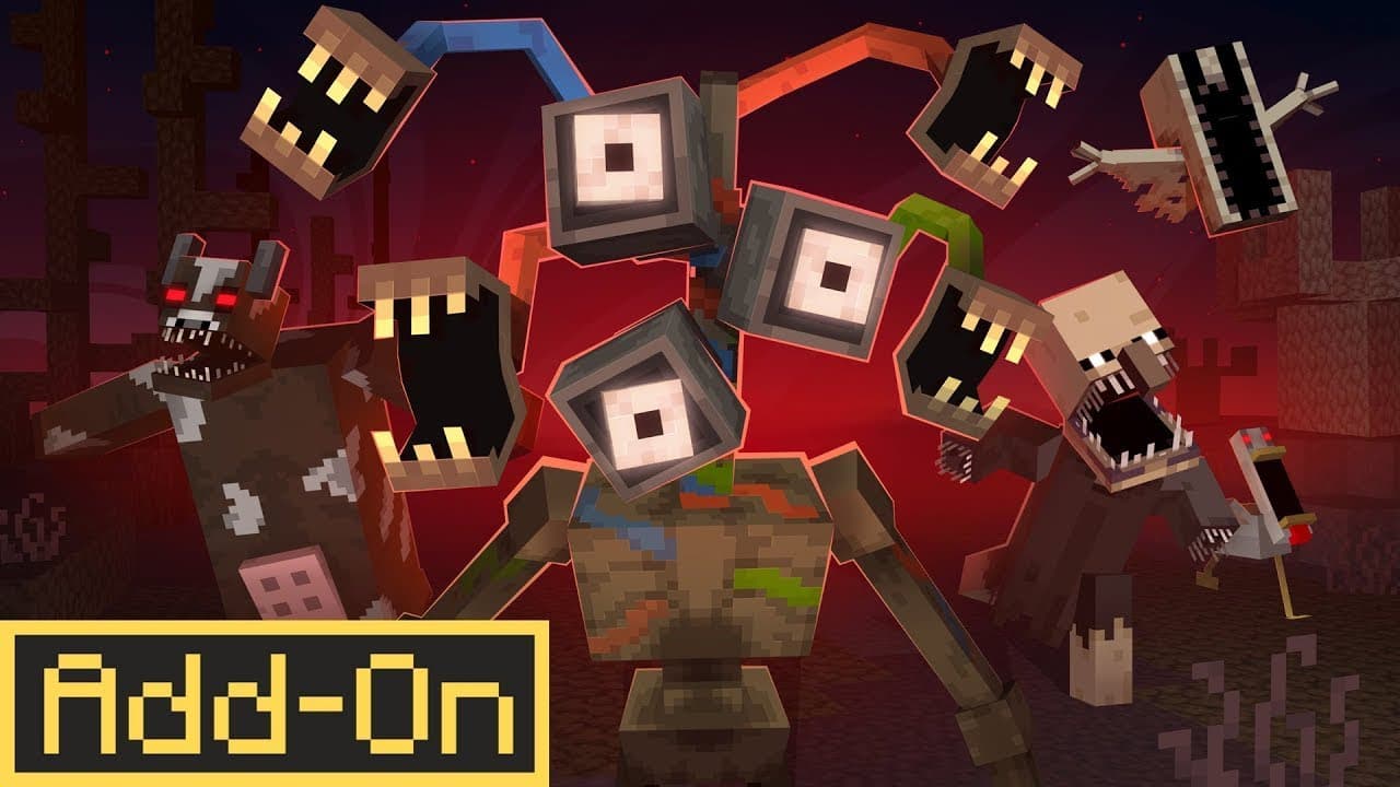 Addon HorrorCraft MCPE 1.21.mcaddon