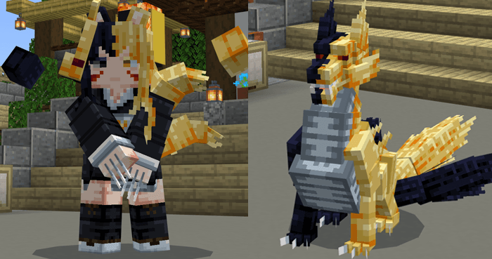 Addon KITSUNE Boss Sun And Moon Dành Cho MCPE.mcaddon